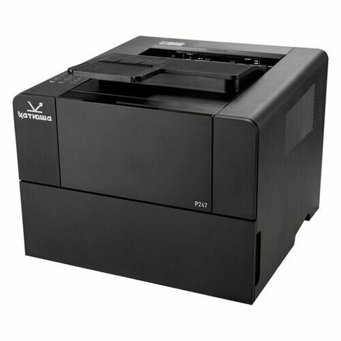 Принтер лазерный катюша P247 черно-белая печать, A4, цвет черный Катюша