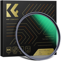 Рассеивающий смягчающий фильтр K&F Concept Nano-X Black Mist 1/4 49mm