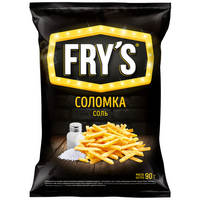 Чипсы FRY'S картофелные, соль, 90 г