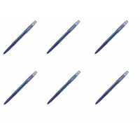 Pilot Ручка шариковая Super grip BPS, синий, 0,7 мм, круглый корпус, 6 шт
